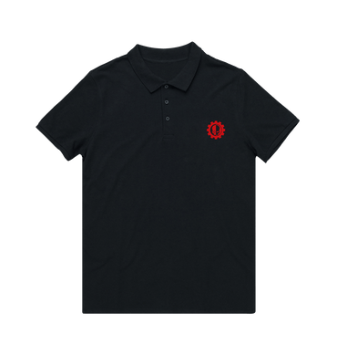 Black Adeptus Mechanicus Icon Polo Shirt