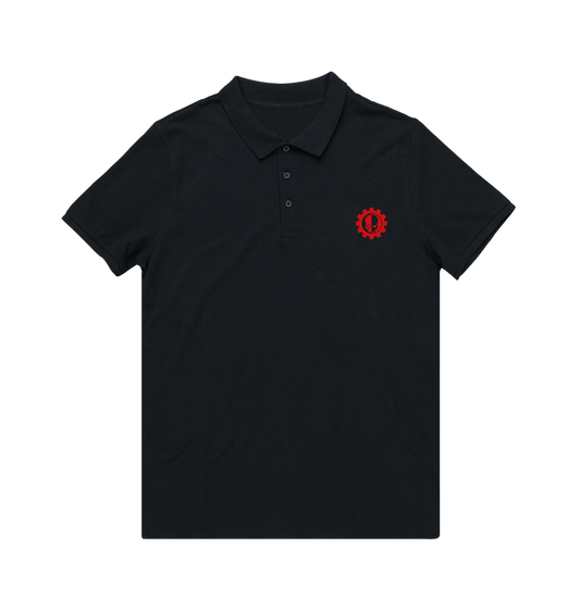 Black Adeptus Mechanicus Icon Polo Shirt