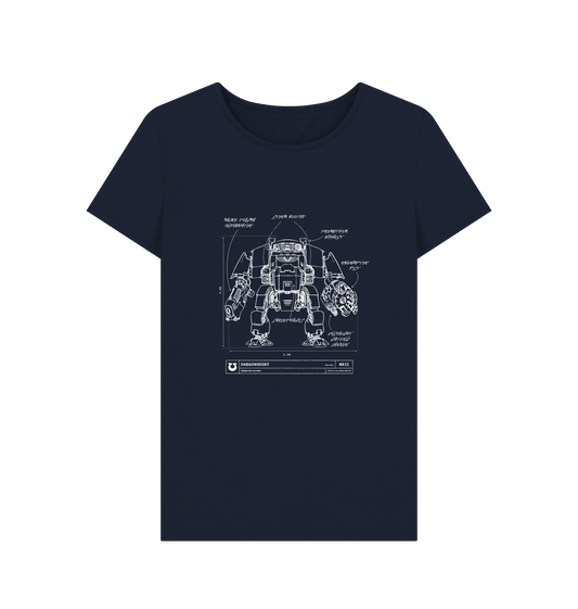 Navy Blue Ultramarines Redemptor Dreadnought Fitted T Shirt