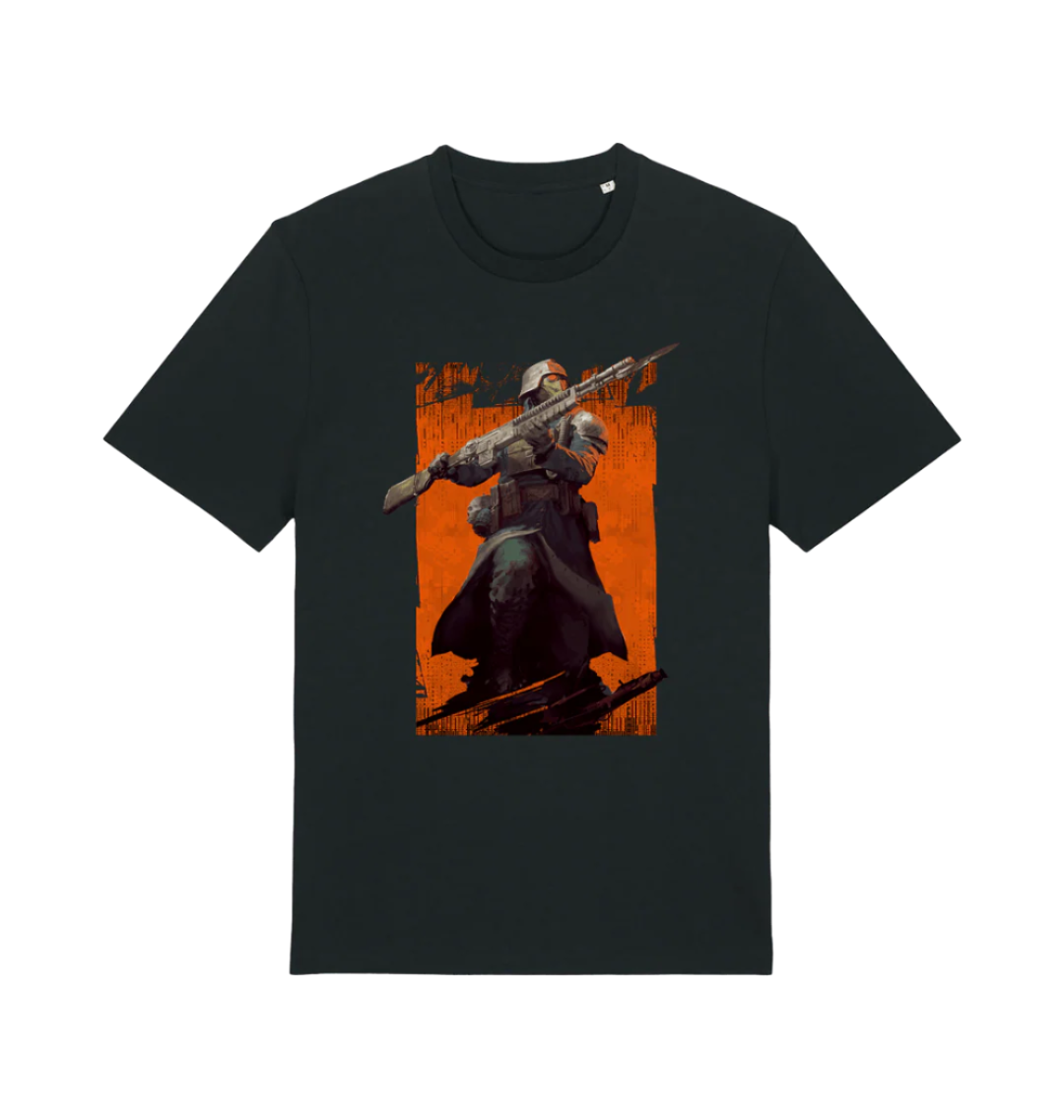 Black Printed T-shirt