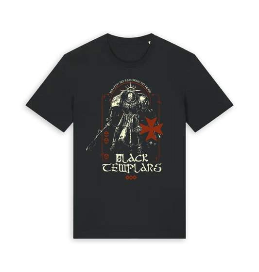 Black Printed T-shirt Front