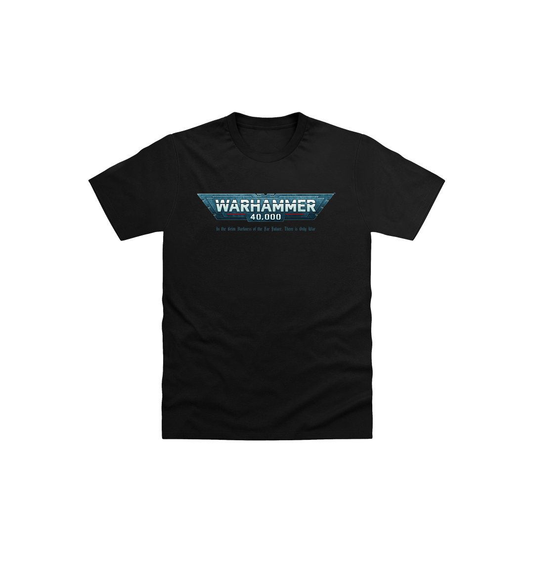 Black Printed Kids T-Shirt