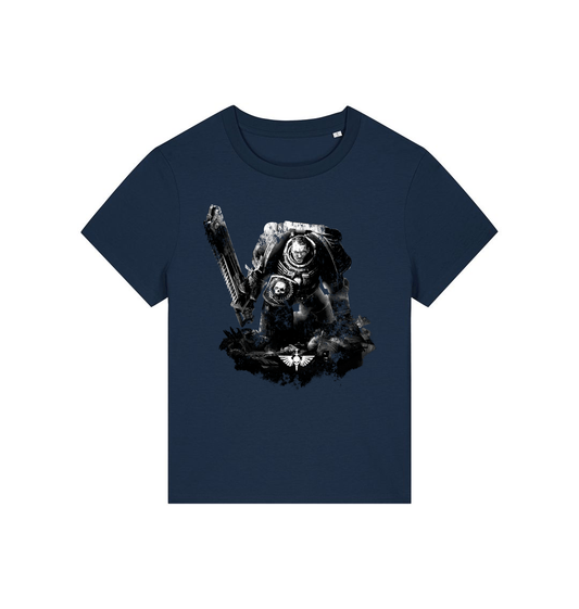 French Navy Printed T-shirt Front