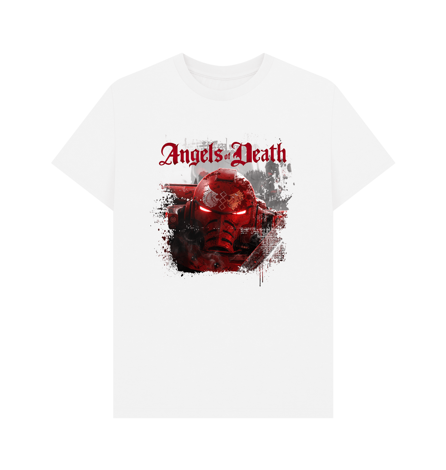 White Premium Angels of Death Ancaeus White T Shirt