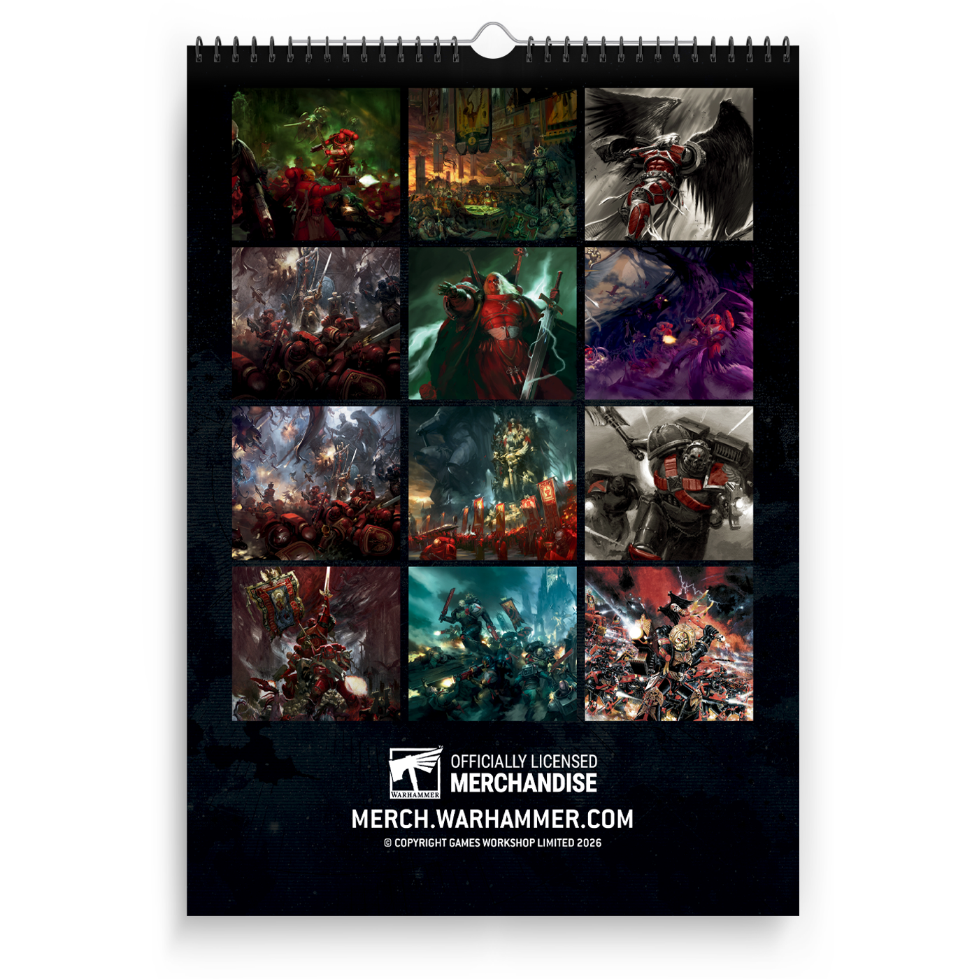 Warhammer 40,000: Blood Angels 2026 Calendar Preorder
