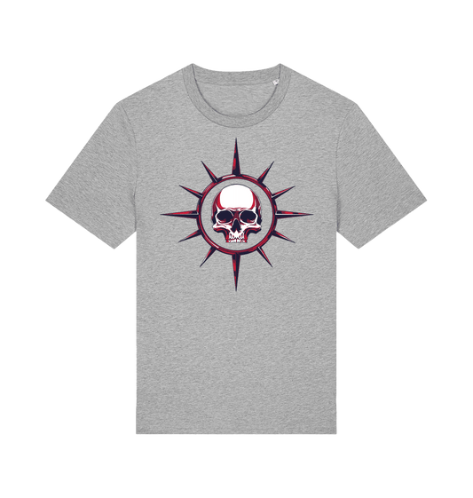 Heather Grey Printed T-shirt Front