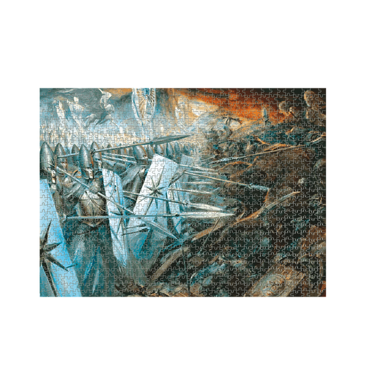 White 1000 Piece Jigsaw Puzzle
