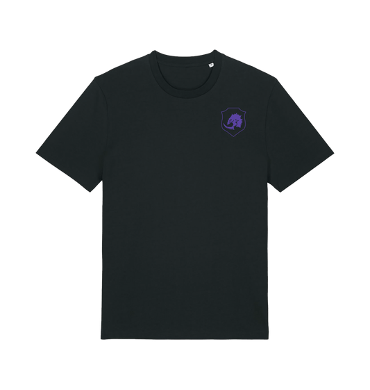 Black Printed T-shirt Front