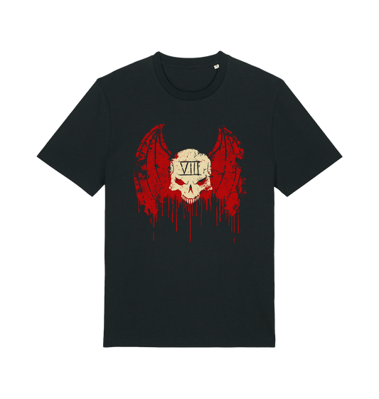 Black Printed T-shirt Front