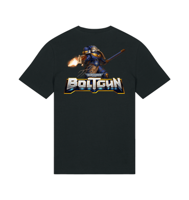 Black Printed T-shirt Back