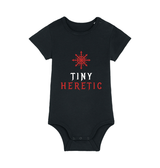 Black Printed baby grow