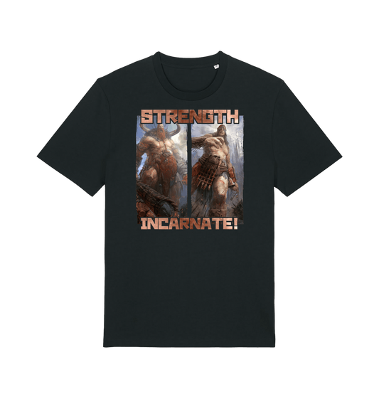 Black Printed T-shirt Front