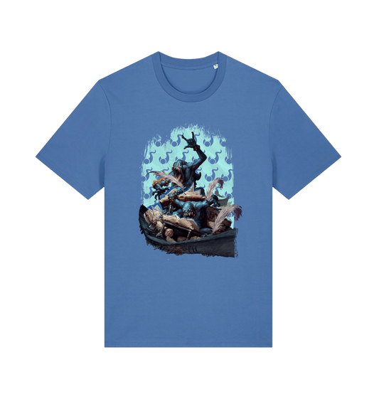 Bright Blue Printed T-shirt