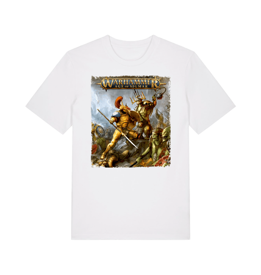 White Printed T-shirt Front