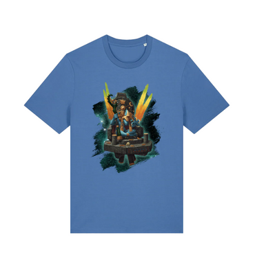 Bright Blue Printed T-shirt