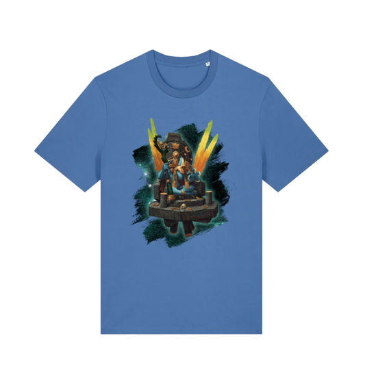 Bright Blue Printed T-shirt