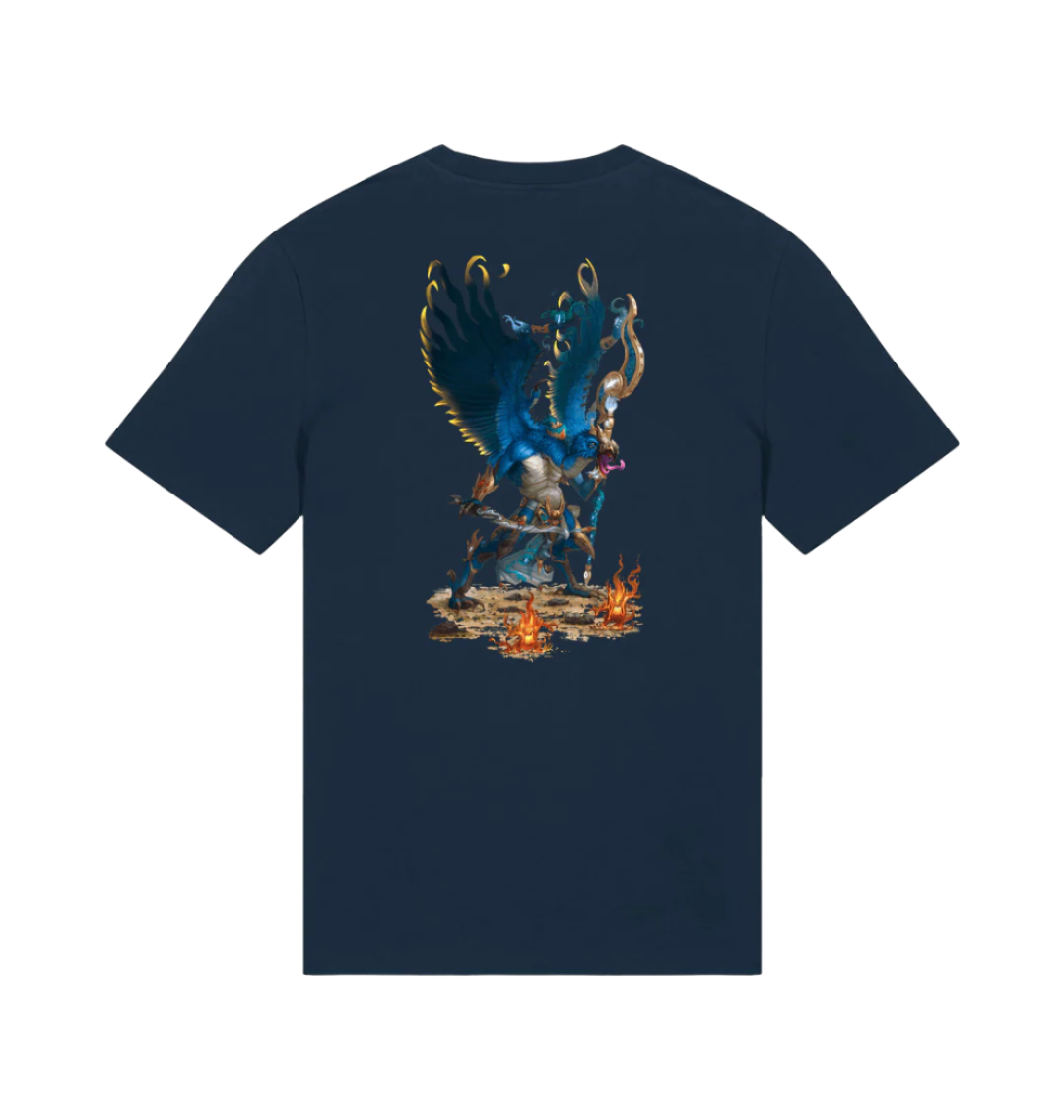 French Navy Printed T-shirt