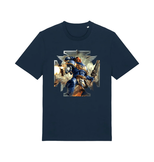 French Navy Printed T-shirt