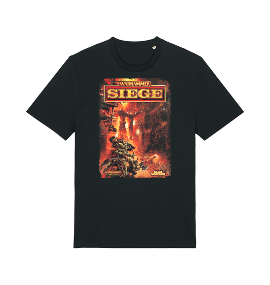 Black Printed T-shirt Front