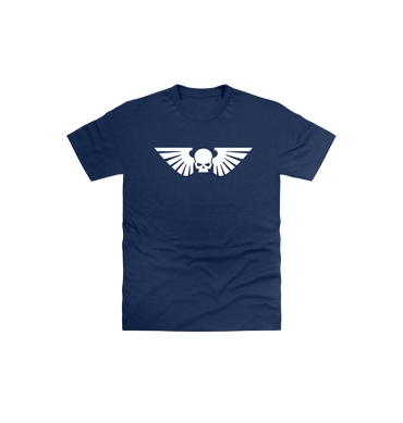 Navy Printed Kids T-Shirt