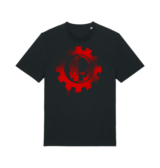 Black Printed T-shirt Front