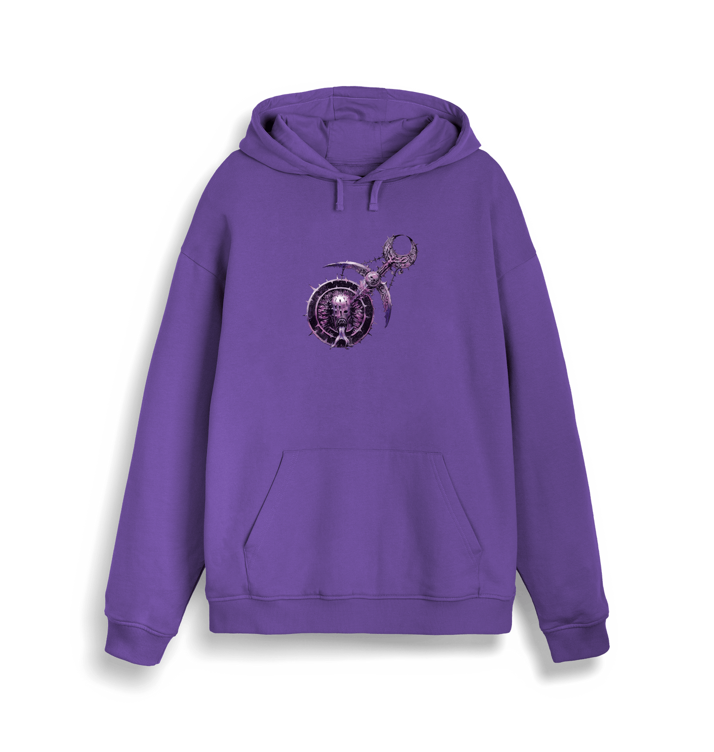 Purple Love Printed Sweater Front