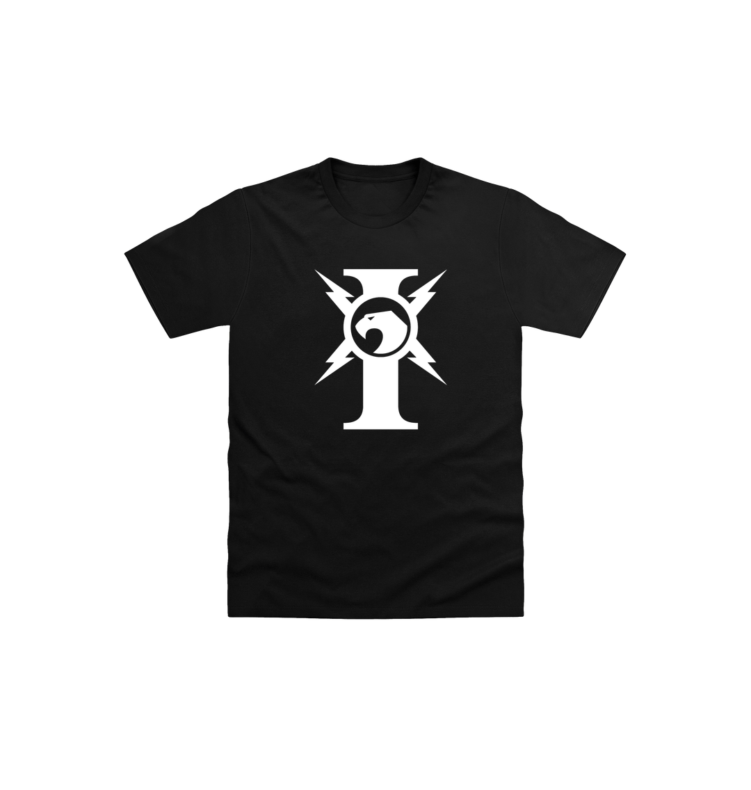 Black Printed Kids T-Shirt