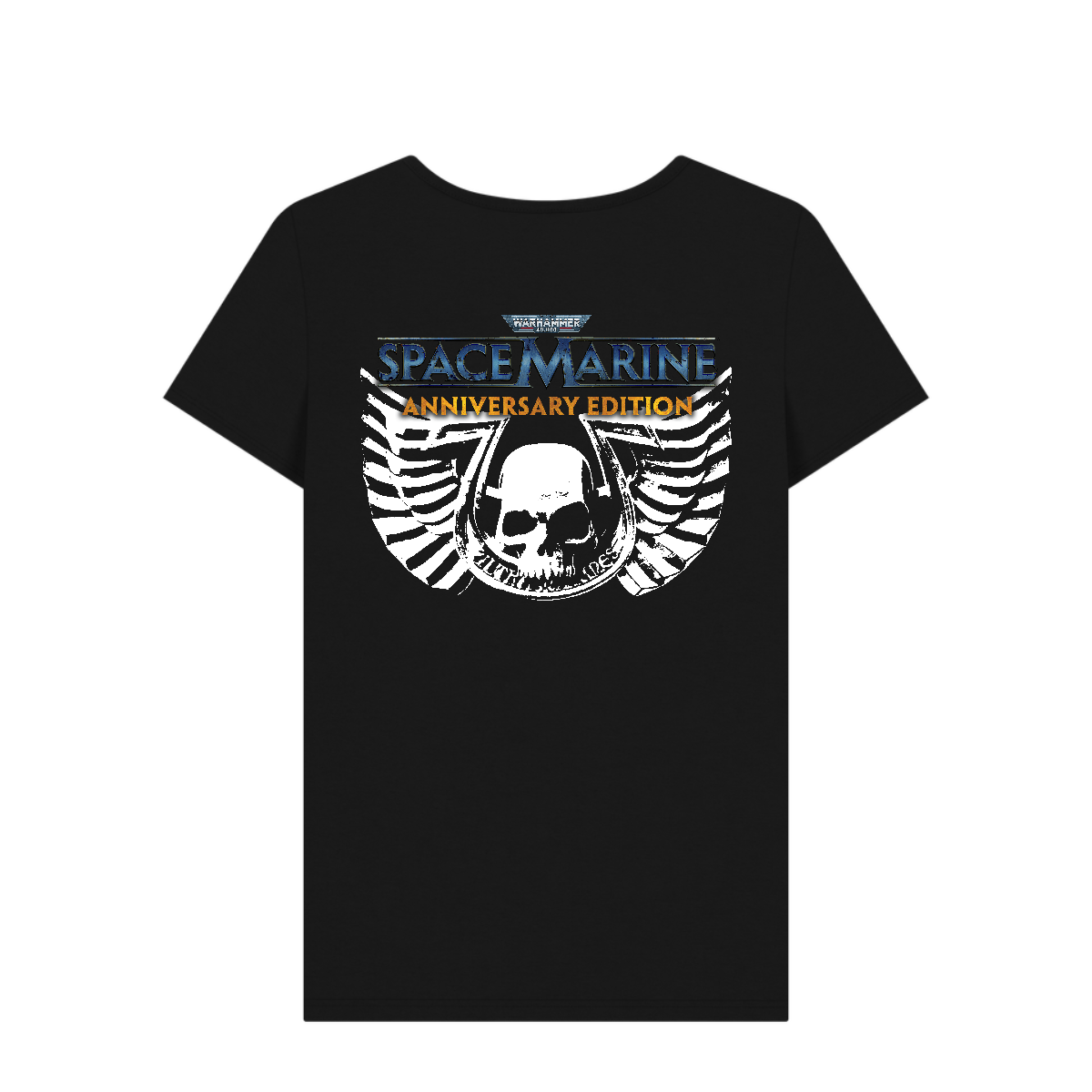 Warhammer 40,000: Space Marine Anniversary Edition Logo Fitted T Shirt