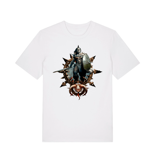 White Printed T-shirt Front