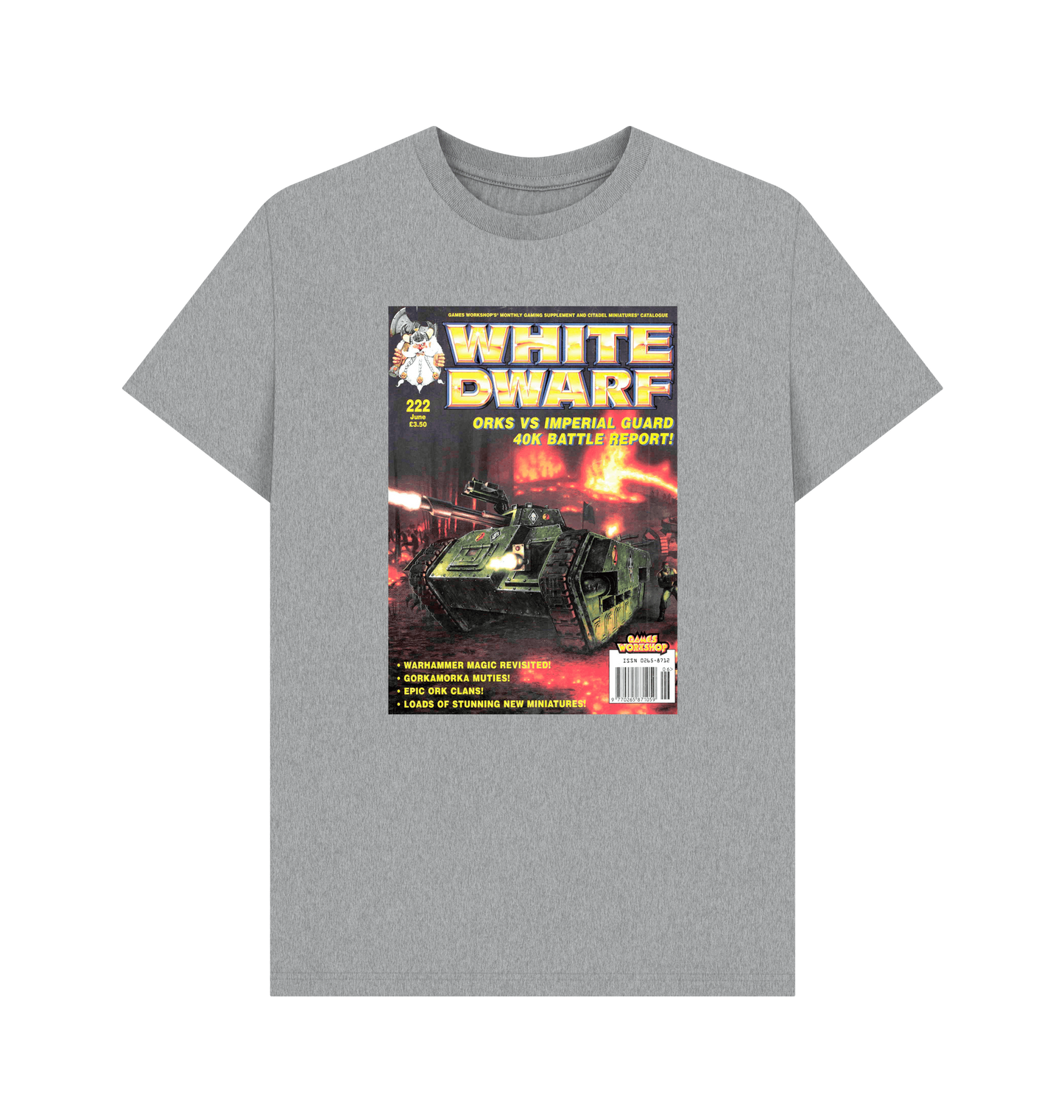 Athletic Grey White Dwarf Issue 222 T Shirt