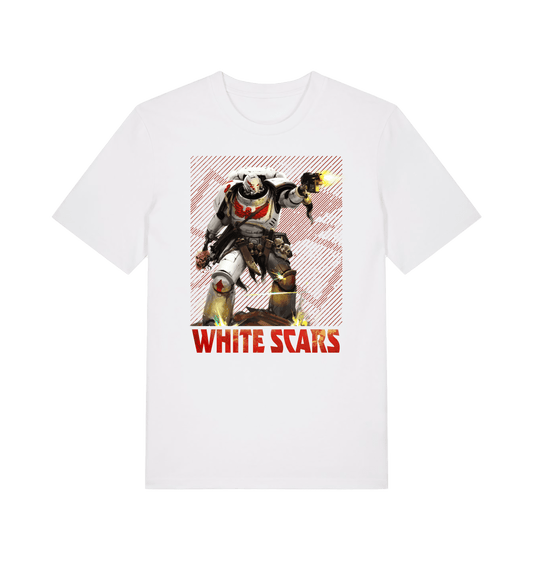 White Printed T-shirt Front