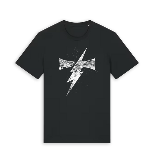 Black Printed T-shirt Front