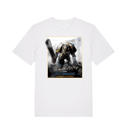 White Printed T-shirt Front