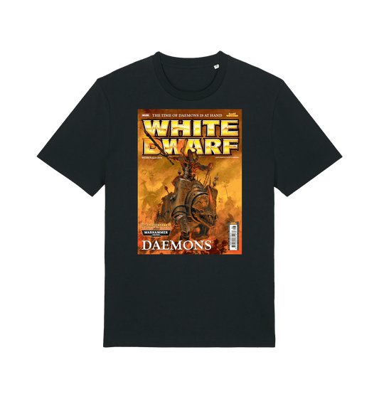 Black Printed T-shirt Front