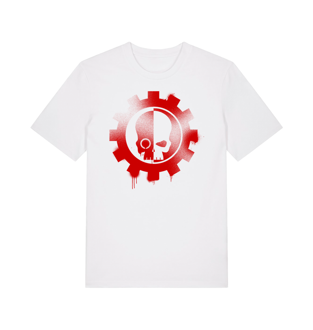 White Printed T-shirt Front