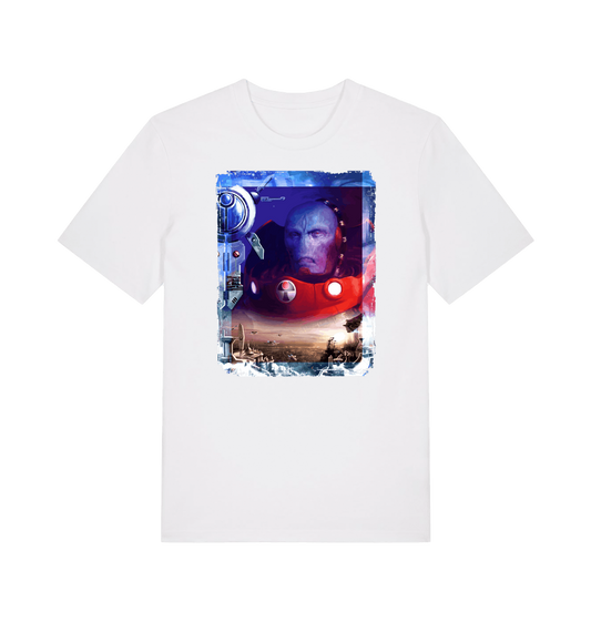 White Printed T-shirt Front