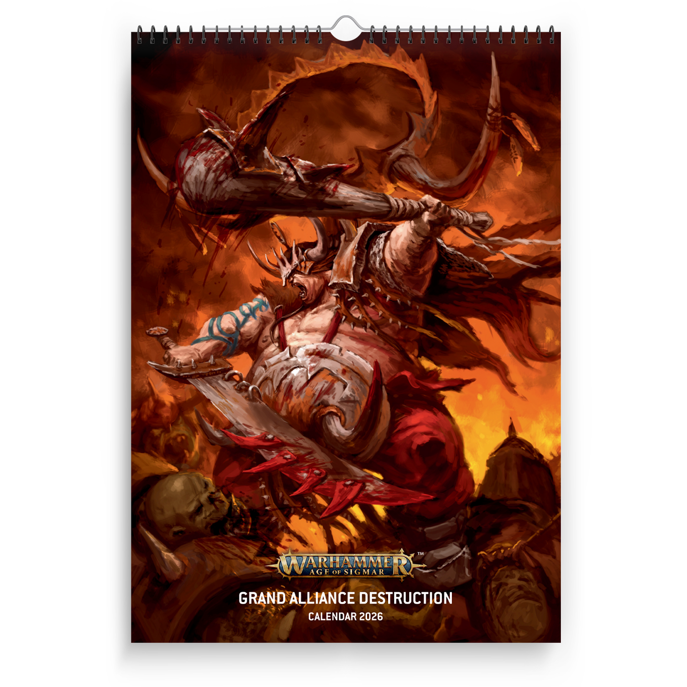 Warhammer Age of Sigmar Grand Alliance Destruction 2026 Calendar Preorder