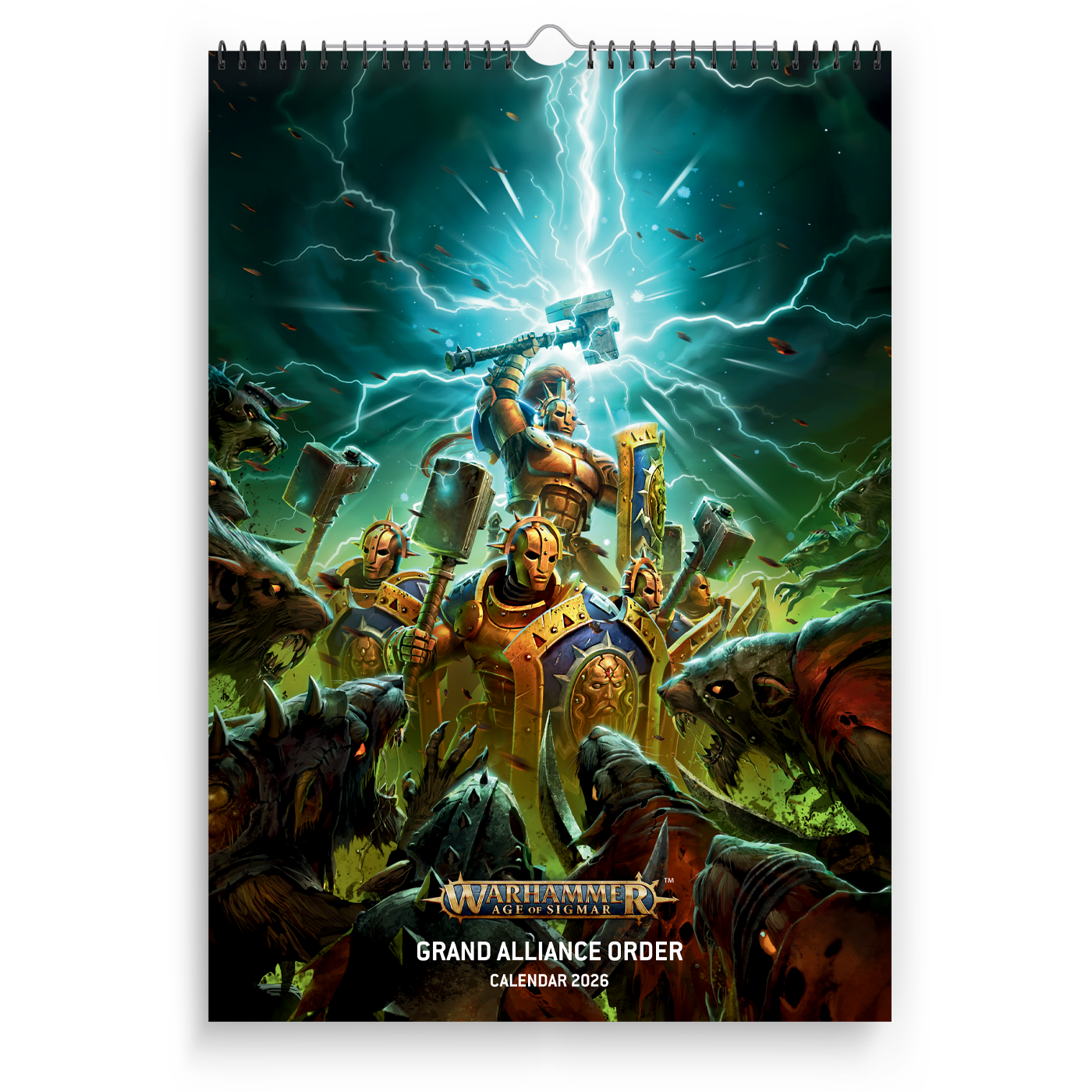Warhammer Age of Sigmar Grand Alliance Order 2026 Calendar Preorder