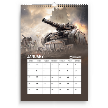 Warhammer The Horus Heresy 2026 Calendar Preorder