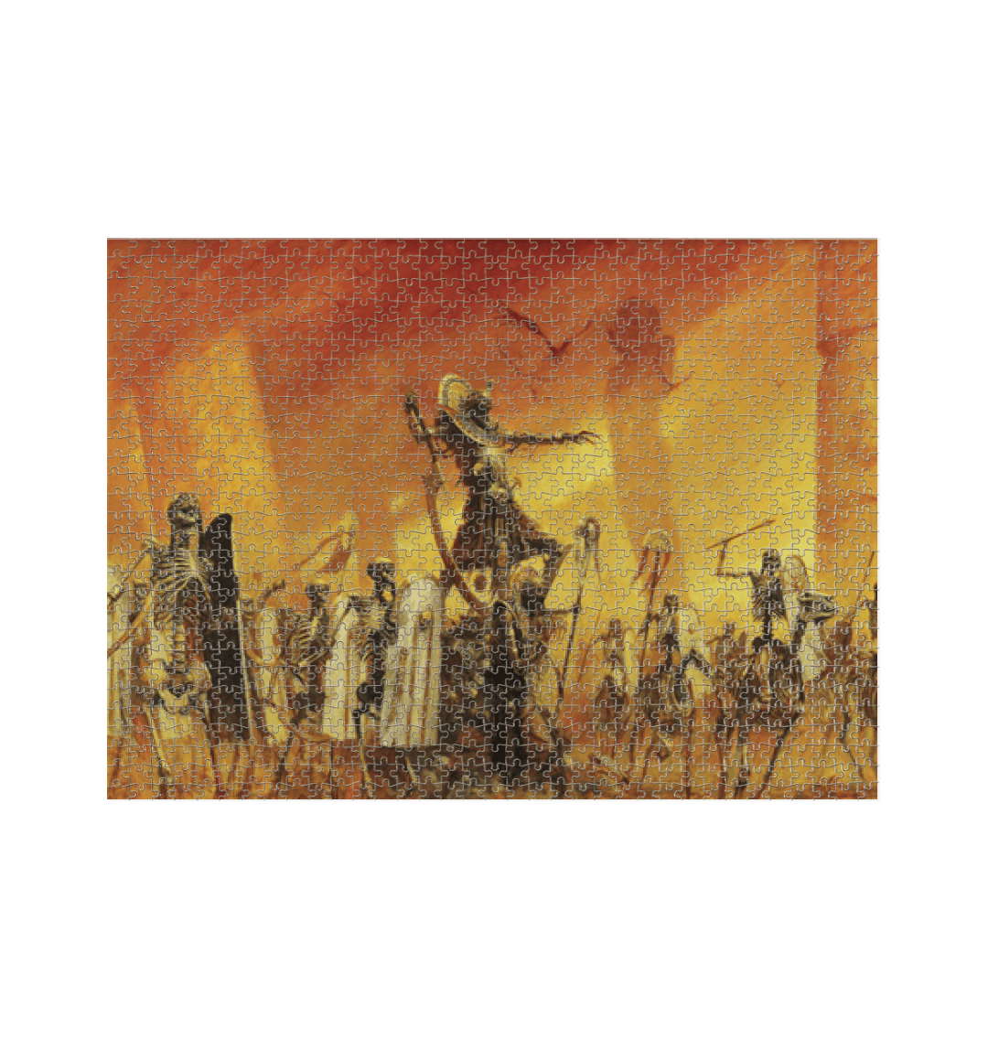 White Warhammer The Old World Tomb Kings of Khemri 1000 Piece Jigsaw Puzzle