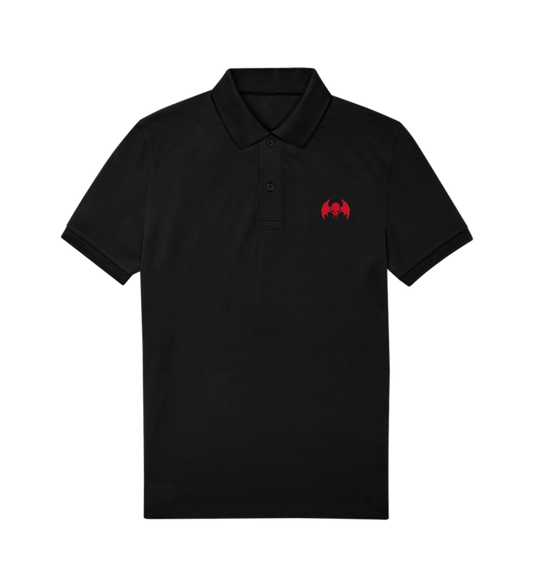 Black Polo Shirt Front