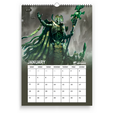 Warhammer 40,000: Necrons 2026 Calendar