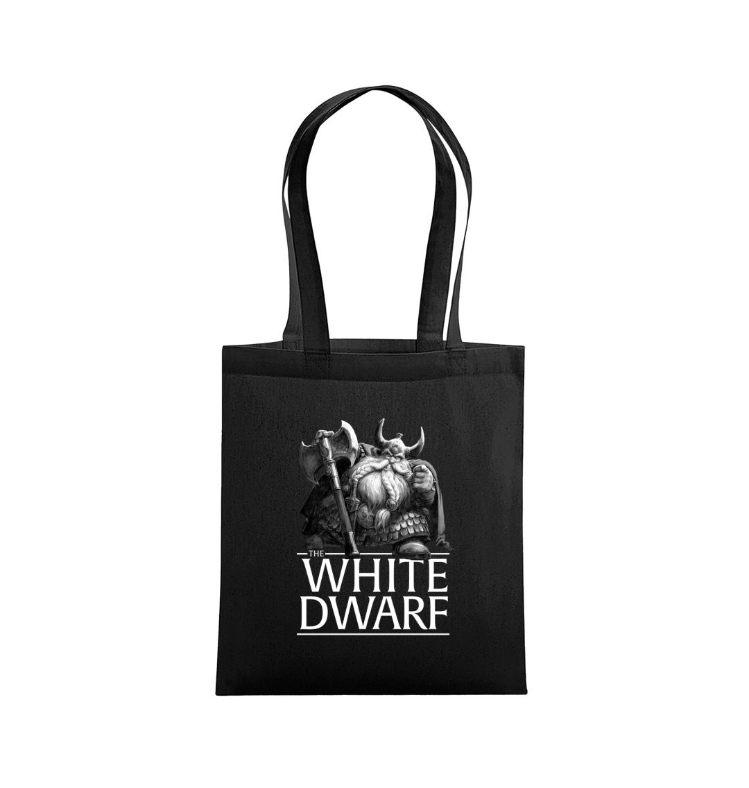 Black White Dwarf 500 Organic Tote Bag