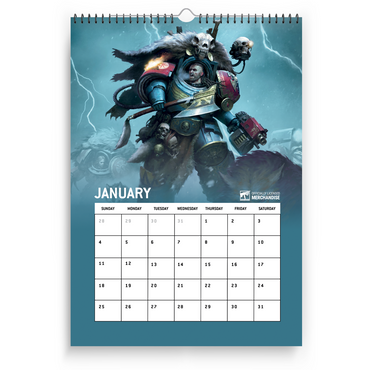 Warhammer 40,000: Space Wolves 2026 Calendar
