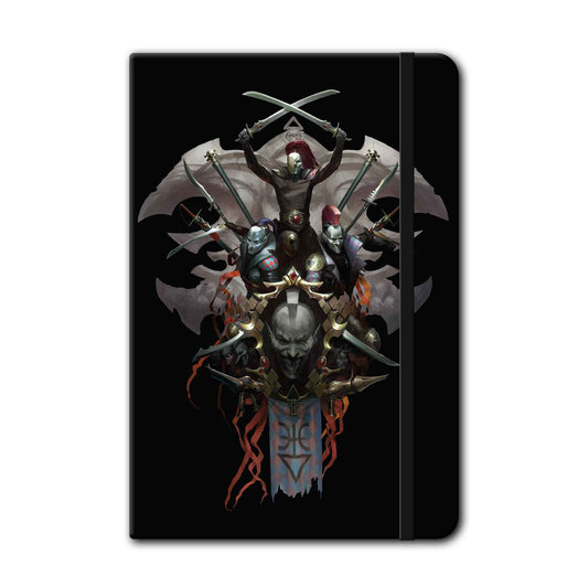 Harlequins Mask Collage Notebook