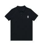 Black Necron Grey Icon Polo Shirt