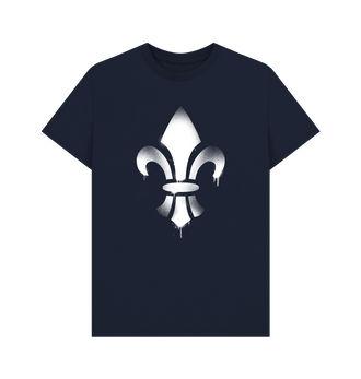 Navy Blue Adepta Sororitas Graffiti Insignia T Shirt