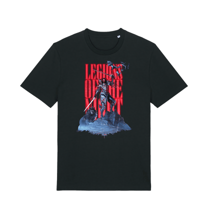 Black Printed T-shirt Front