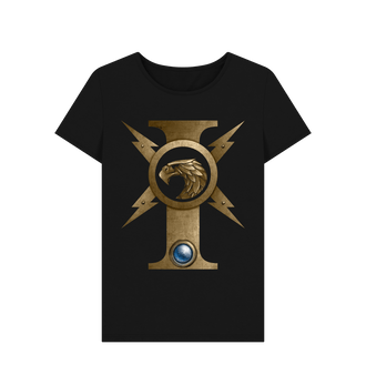 Black Adeptus Custodes Icon Fitted T Shirt