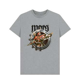 Athletic Grey Adeptus Mechanicus Tech Priest Mars T Shirt